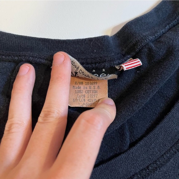 y2k realitiee black eyelet ruffle sleeve top vintage witchy vampire goth grunge - Picture 6 of 8